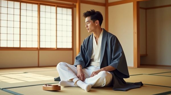 Adoptez le kimono homme pour un style moderne et élégant