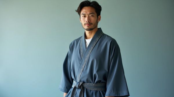 Adoptez le kimono homme pour un style moderne et élégant