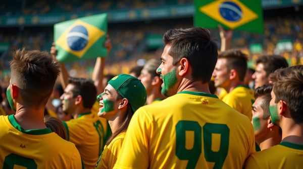 Les maillots du Brésil qui marquent les supporters de football