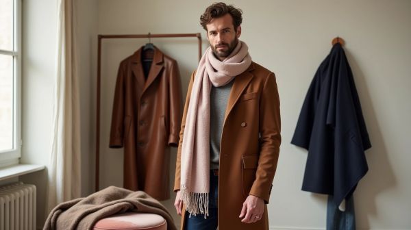 Manteau, caban, doudoune : l'écharpe qui va avec chaque veste d'homme