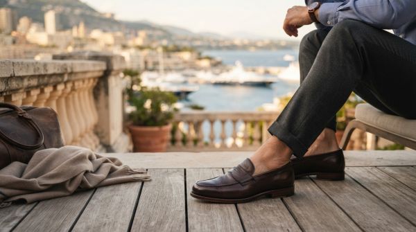 Mocassins élégants qui allient confort et prestige pour homme